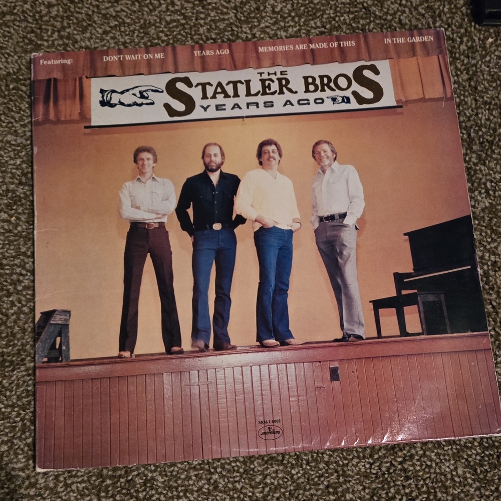 The Statler Bros. Years Ago Vinyl Record